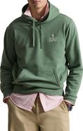Polo Ralph Lauren Logo Embroidered Cotton Blend Fleece Hoodie