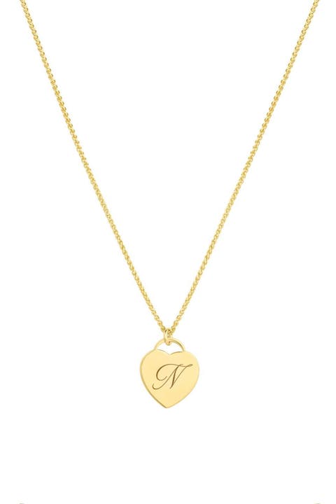 Alice Initial Heart Necklace