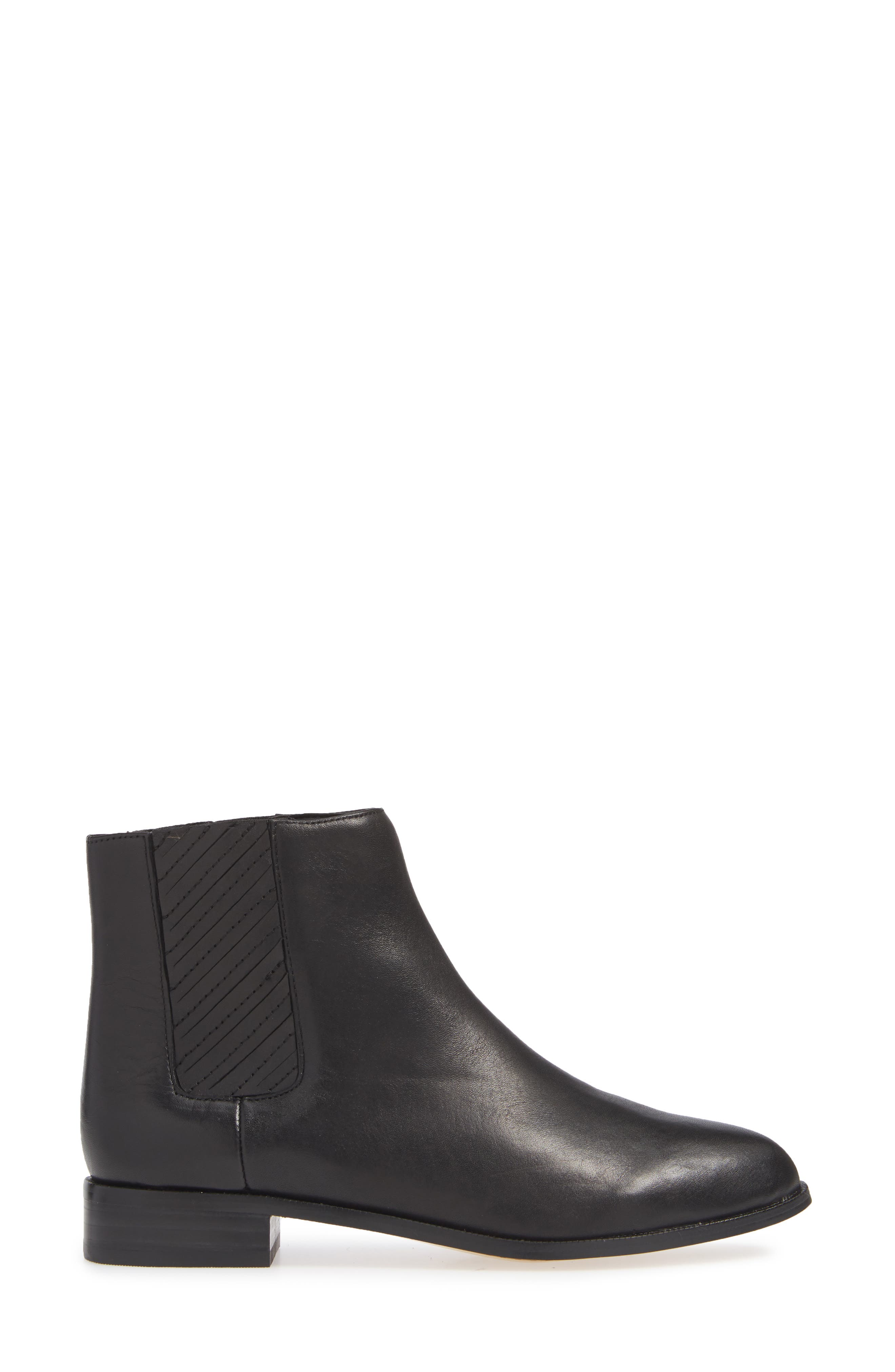 Remse Chelsea Bootie, Alternate, color, BLACK LEATHER