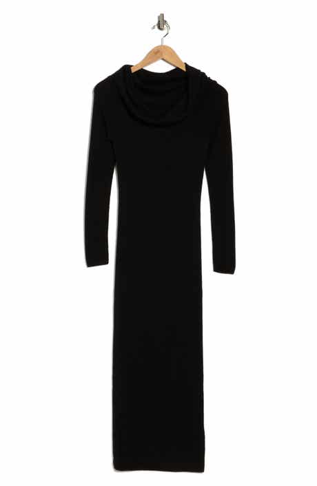 WAYF Off the Shoulder Long Sleeve Sweater Dress