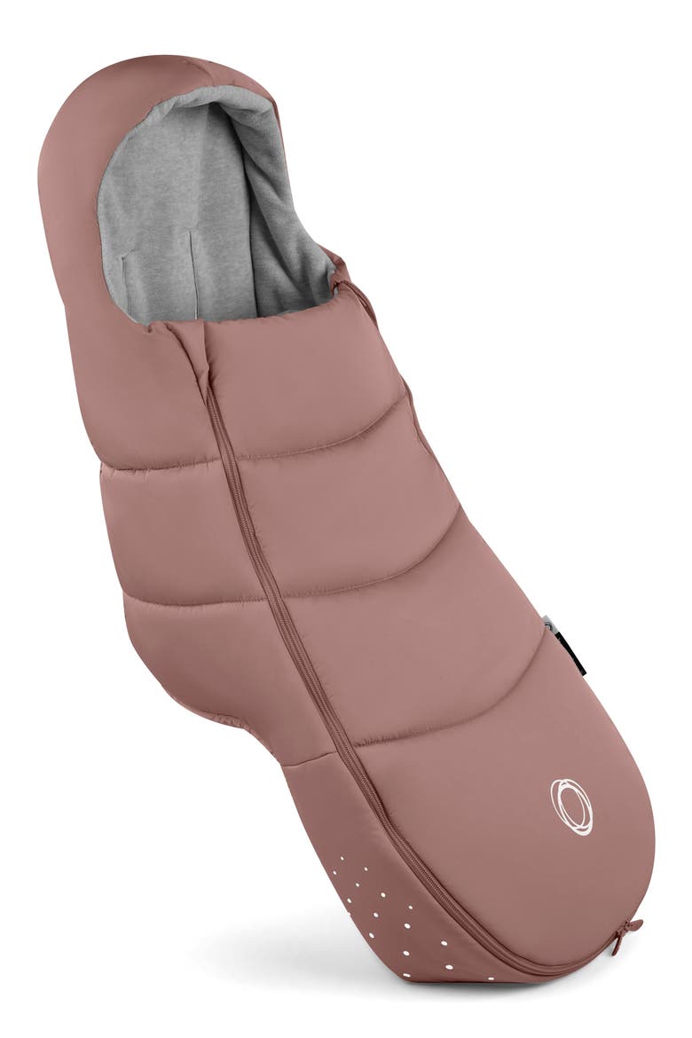 Water Repellent Stroller Footmuff, Main, color, DUSTY PINK