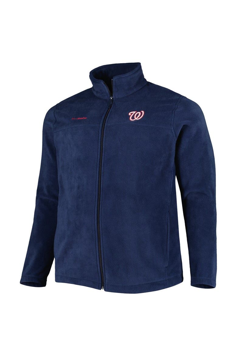 Men's Columbia Navy Washington Nationals Big & Tall Steens Mountain Full-Zip Jacket, Alternate, color, Navy