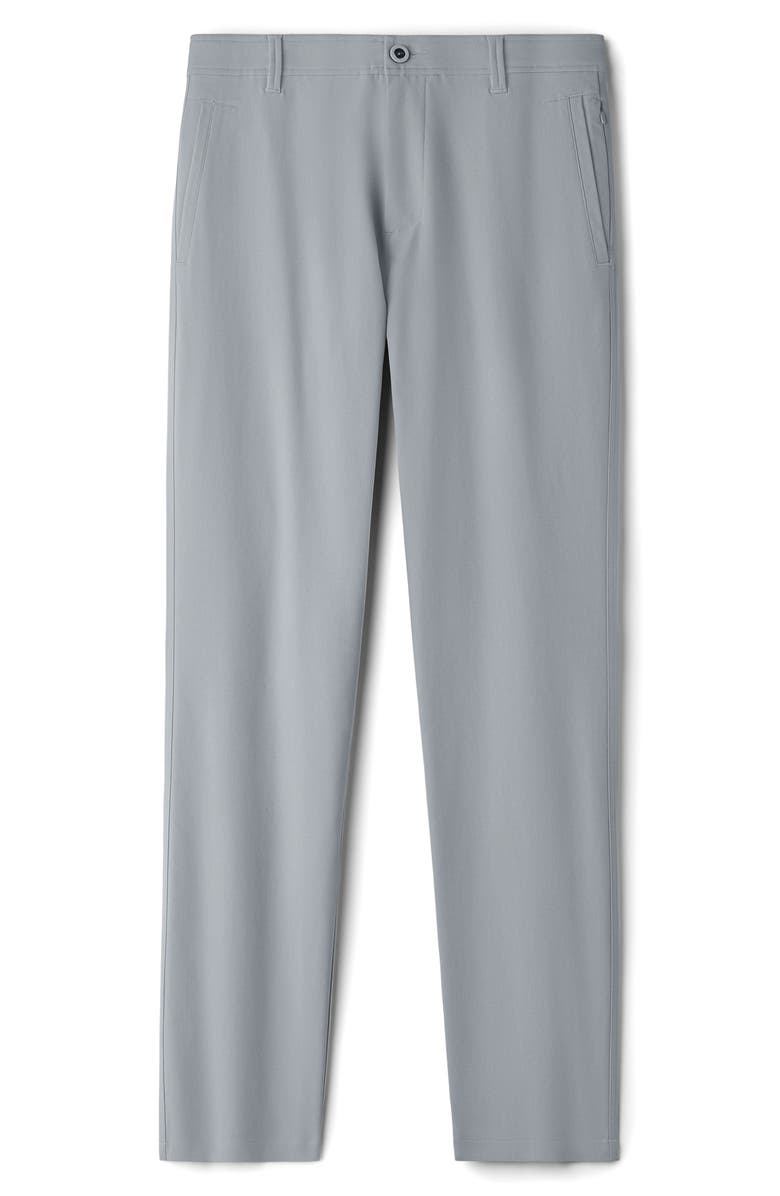 Rhone Nomad Slim Fit Tech Water Repellent Chinos, Alternate, color, Steel Gray