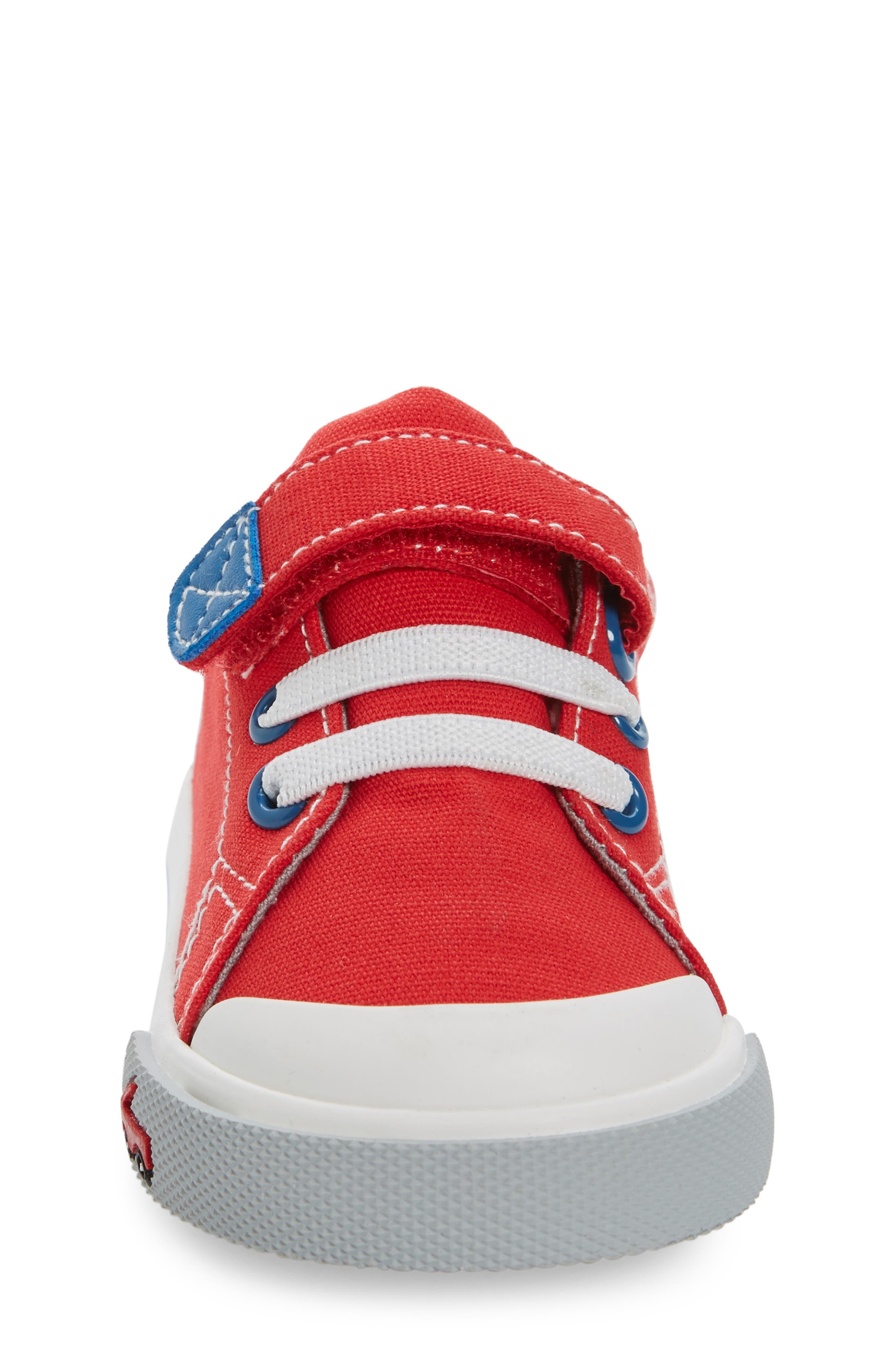 Stevie II Sneaker, Alternate, color, RED
