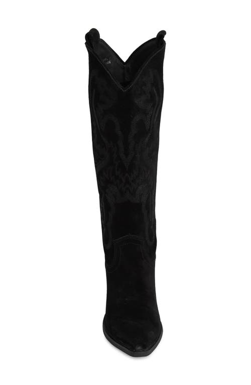 Jeffrey Campbell Rancher Knee High Western Boot In Black