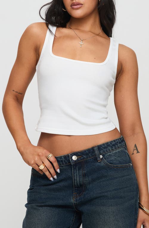 Princess Polly Baseline Square Neck Rib Tank