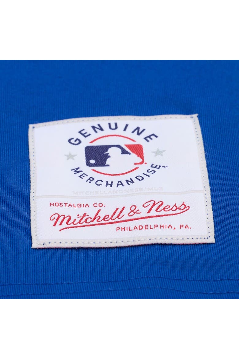 Women's Mitchell & Ness Royal Philadelphia Phillies Pep Rally Cropped Boxy T-Shirt, Alternate, color, Royal