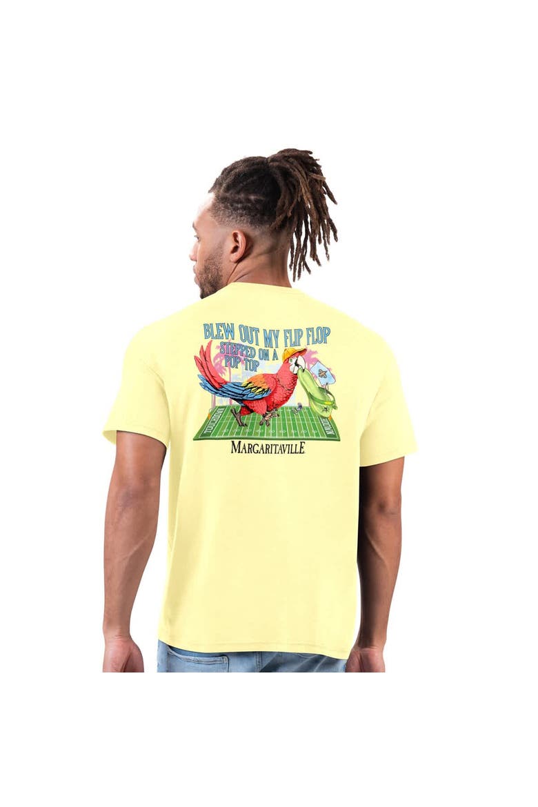 Men's Margaritaville Gold New Orleans Saints Flip Flop T-Shirt, Main, color, Gold