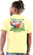 Margaritaville Men's Margaritaville Gold New Orleans Saints Flip Flop T-Shirt