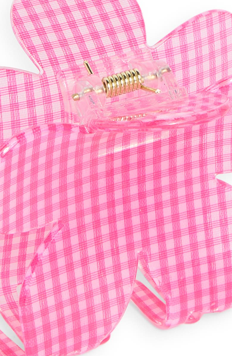 BP. Assorted 2-Pack Gingham Claw Clips, Alternate, color, Pink- Blue