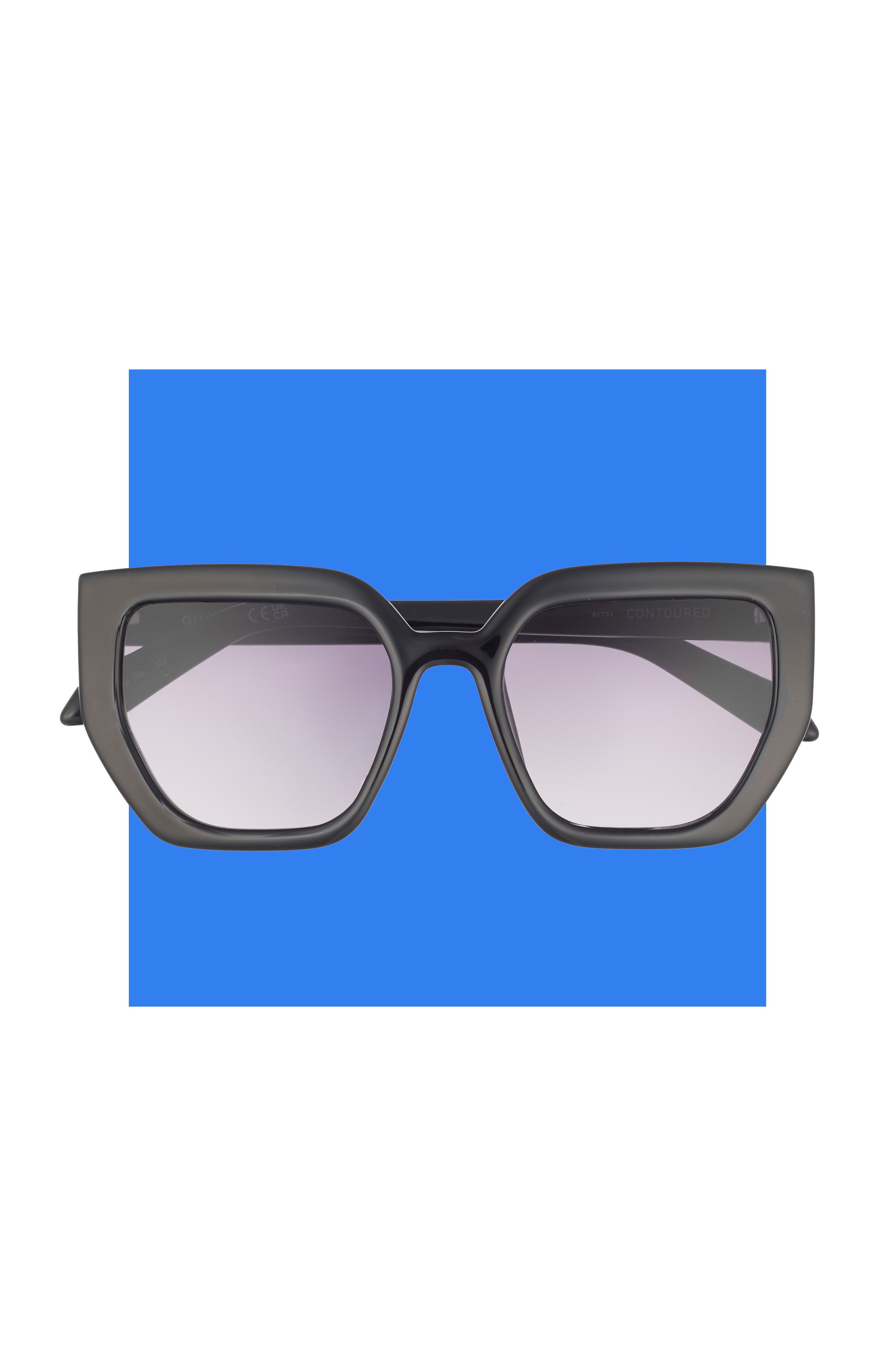 Contoured Oversize Square Sunglasses