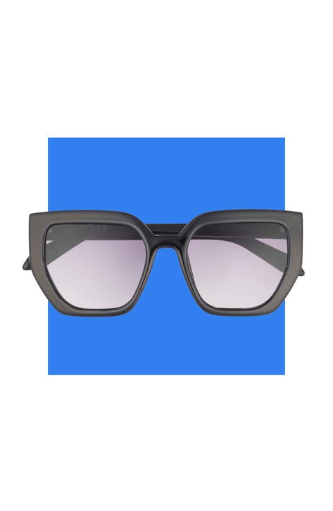 Contoured Oversize Square Sunglasses