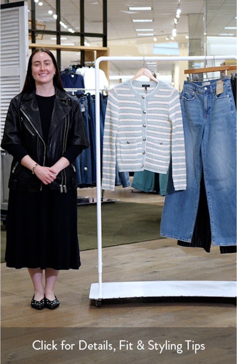 Jace Stripe Cardigan, sales video thumbnail