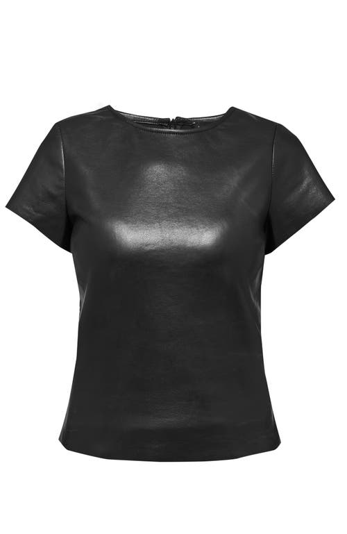 As B Y Df Miller Baby Tee In Black