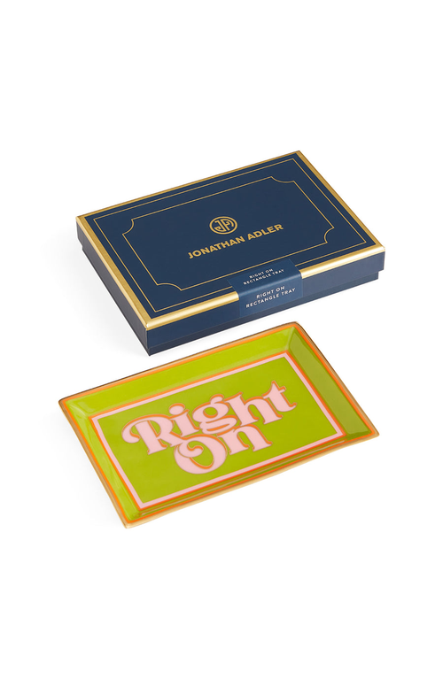Jonathan Adler Right On Rectangletray In Multi
