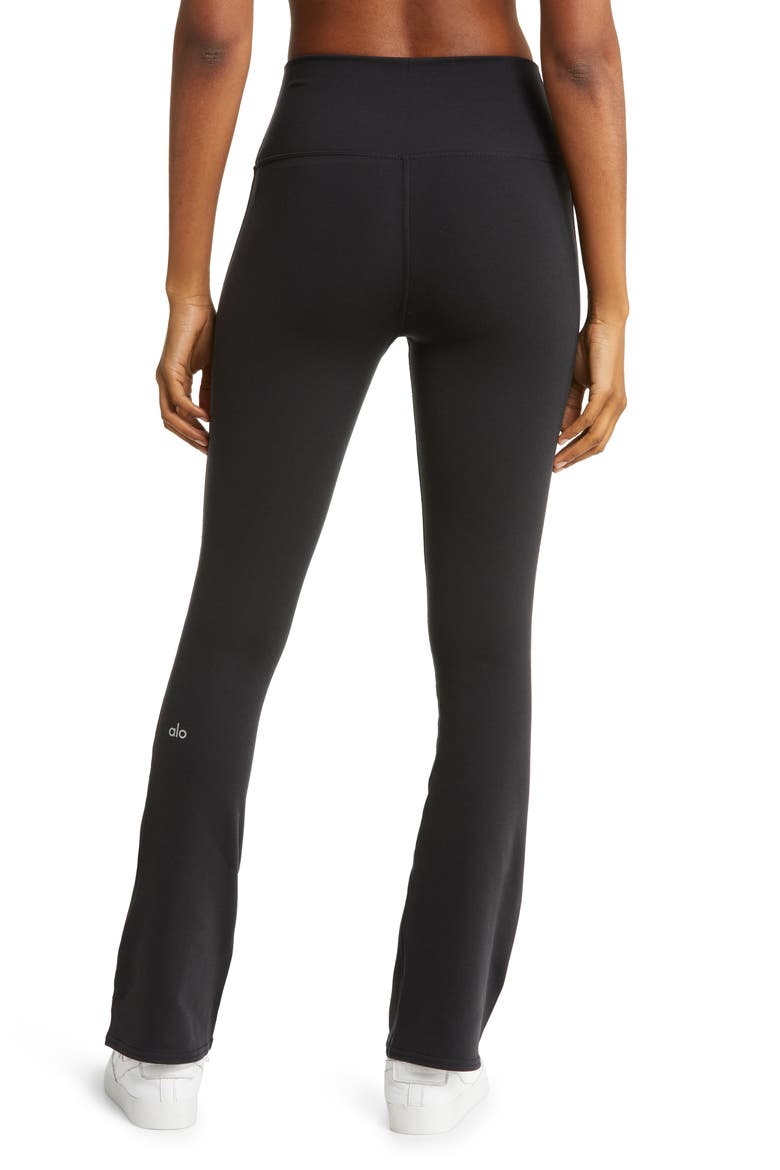 Airbrush High Waist 7/8 Leggings, Alternate, color, BLACK