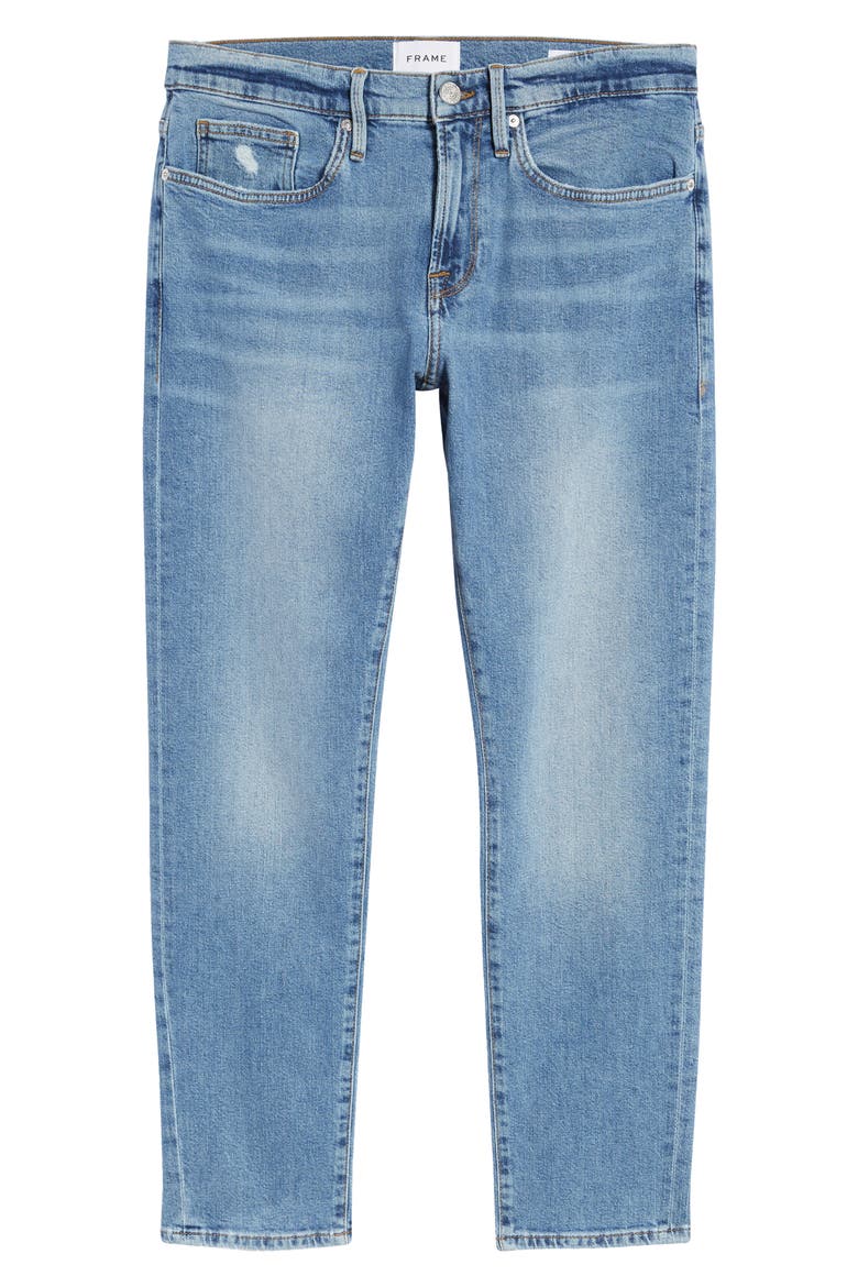 L'Homme Crop Slim Fit Jeans, Alternate, color, BAHAMAS