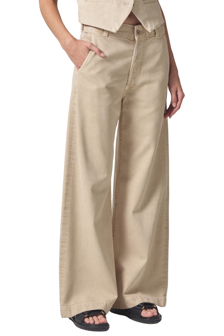 Beverly Slouchy Bootcut Pants, Main, color, TAOS SAND
