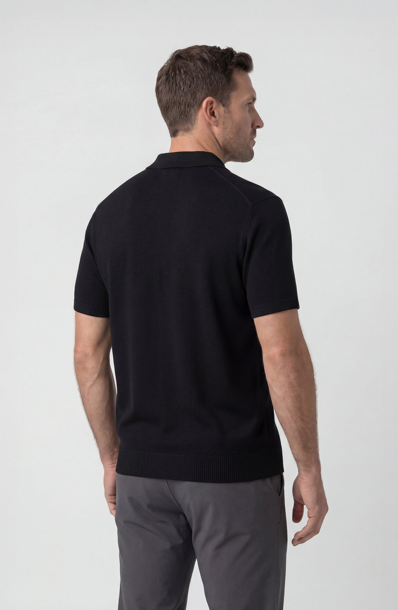 Jack Archer Legacy Resort Polo, Alternate, color, True Black