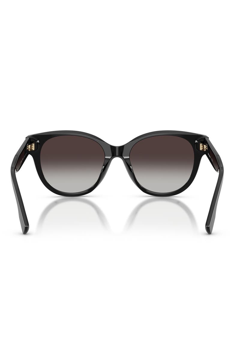 Tory Burch 54mm Phantos Sunglasses, Alternate, color, Black / Black