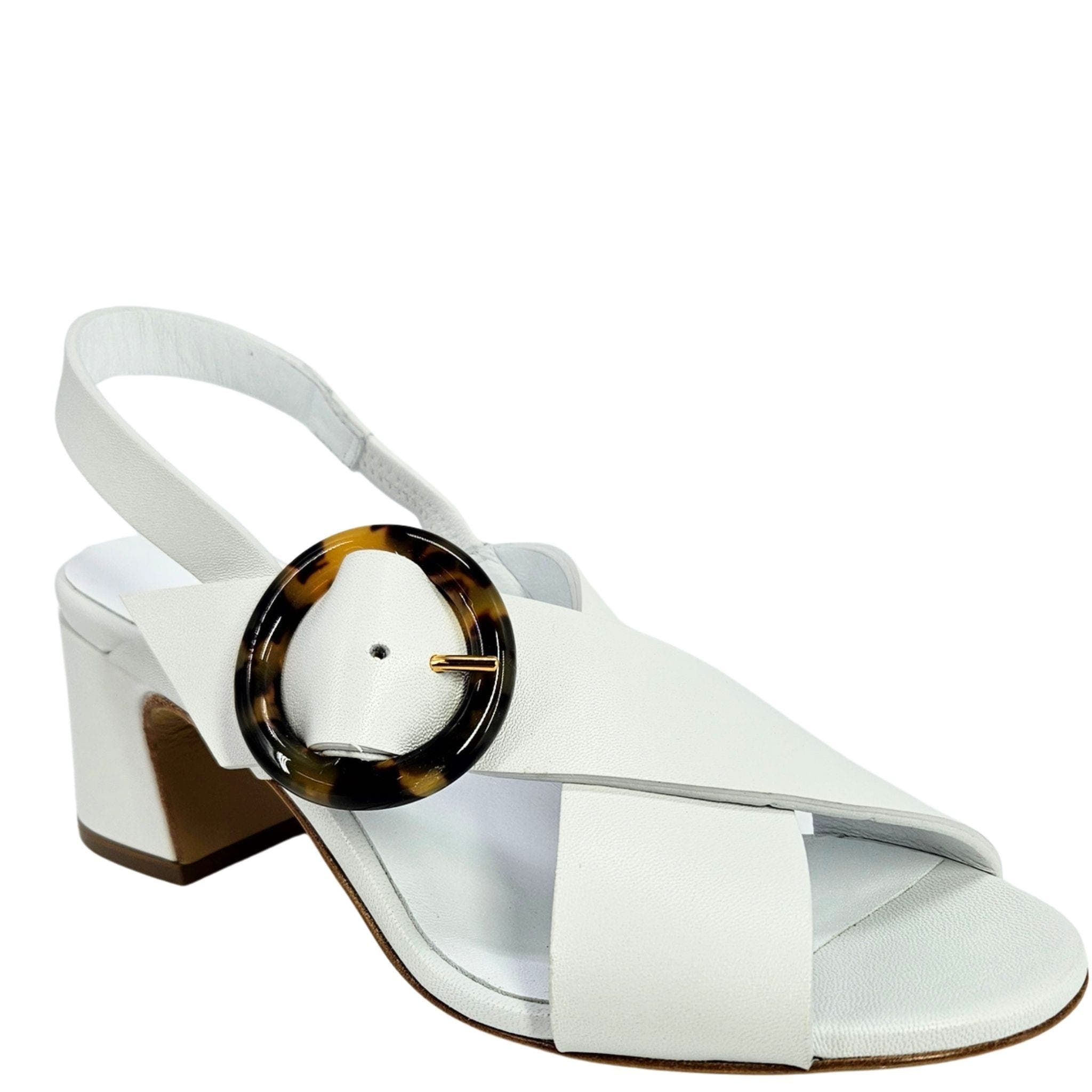 Block Heel Singback Sandal - image 4