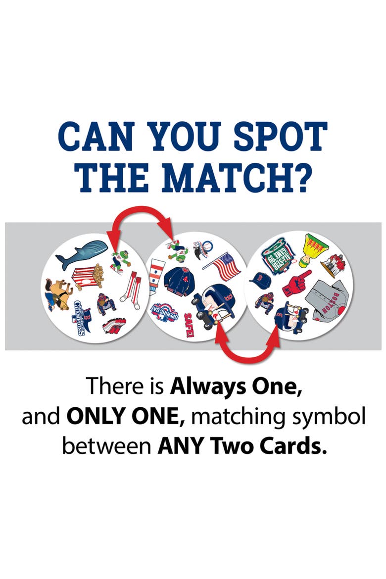 Boston Red Sox Spot It! Card Game, Alternate, color, Multicolor