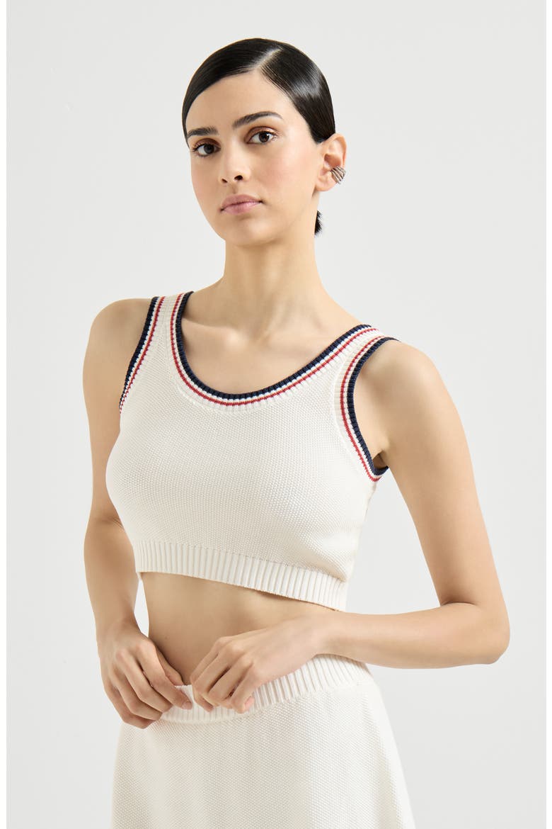 Knit crop top, Main, color, Panama