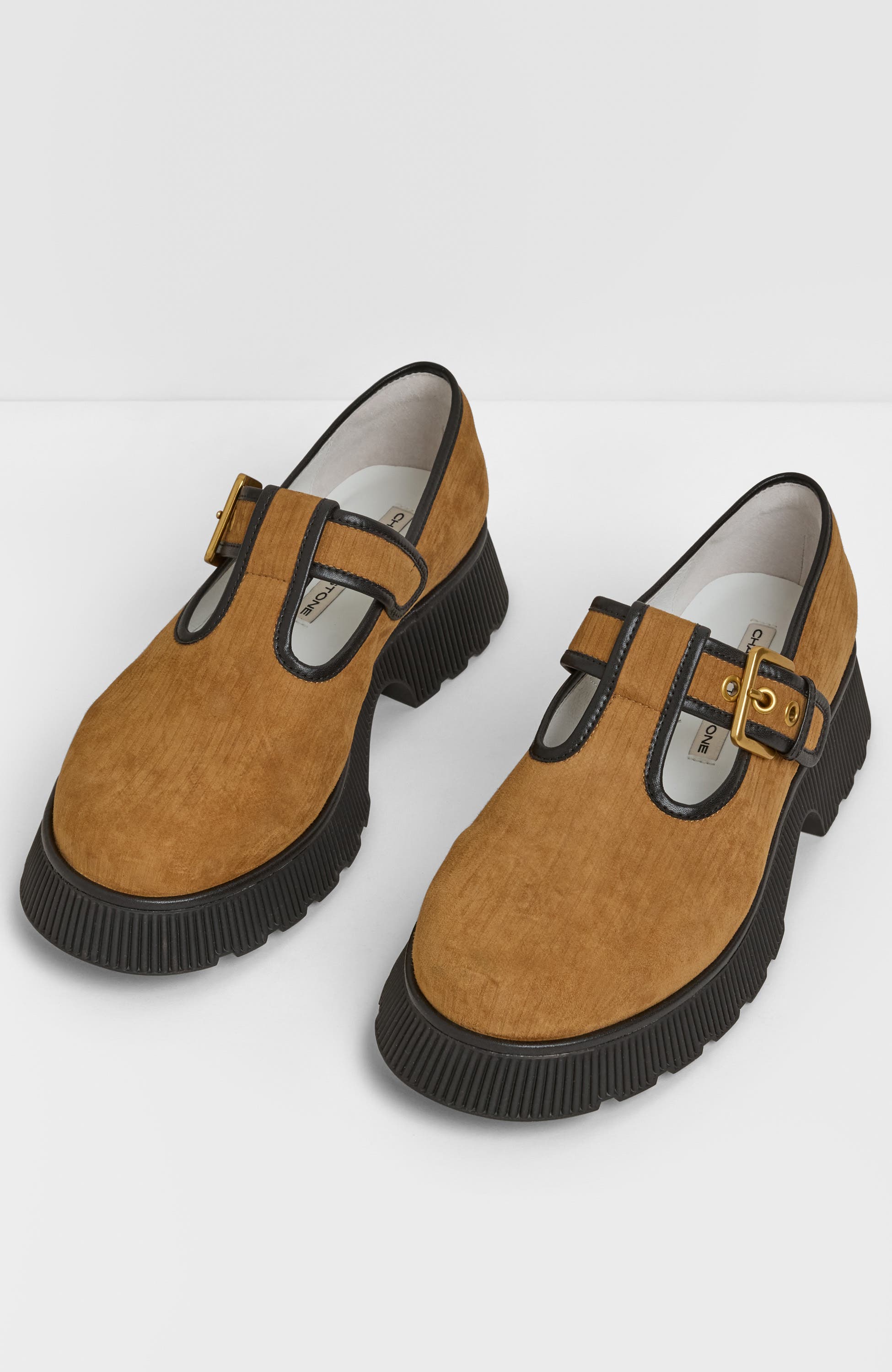 Remi Mary Jane Platform Loafer, Main, color, Toffee