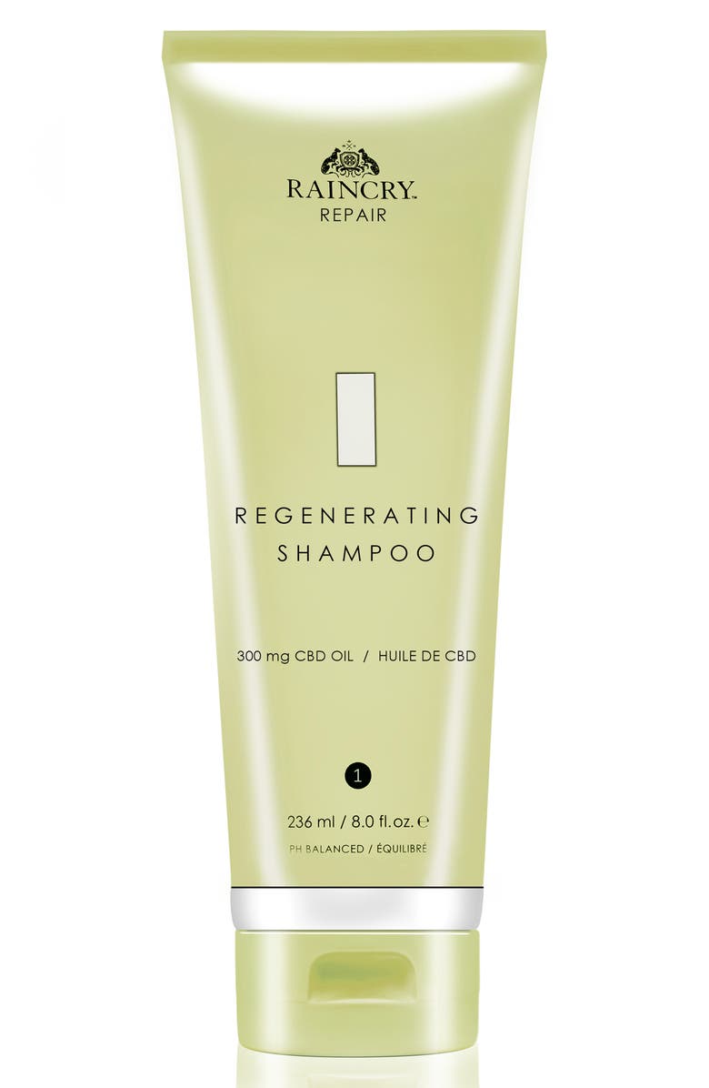 Raincry Regenerating Shampoo with CBD Oil, Main, color,