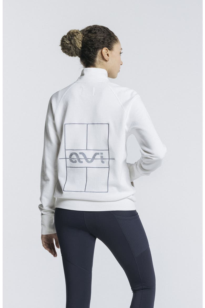 Pickleball Warmup Pullover, Alternate, color, White Lotus
