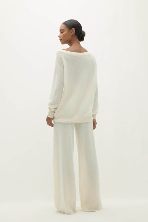 Naked Cashmere Azalea Cashmere Boatneck Sweater In Neutral