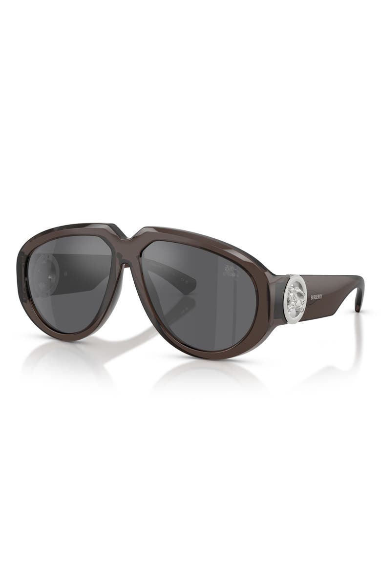 Burberry 58mm Pilot Sunglasses, Alternate, color,
