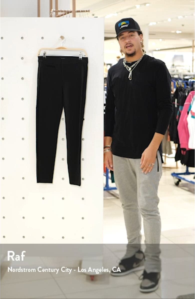 Tereza Velvet Side Stripe Slim Pants, sales video thumbnail