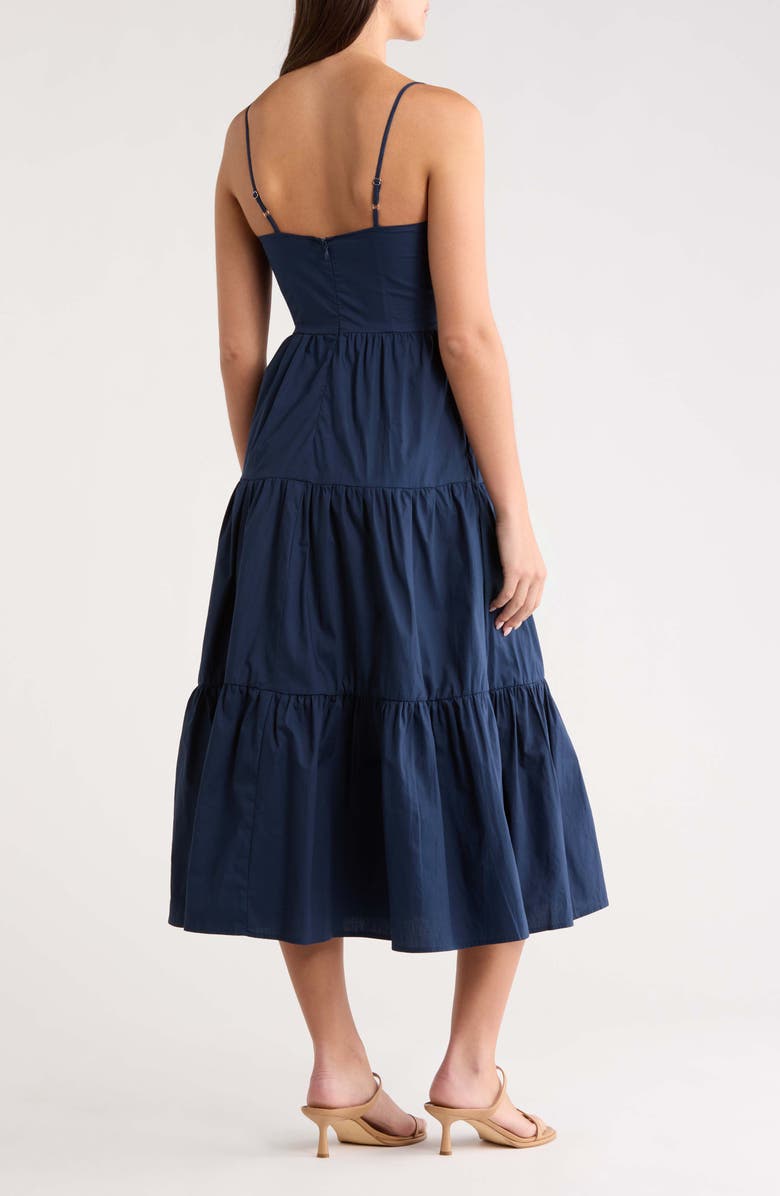 SUGARLIPS Love Letter Poplin Midi Dress, Alternate, color, 