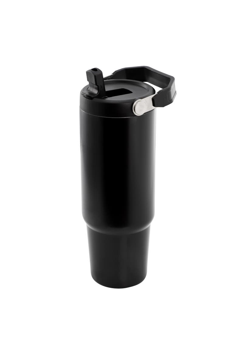 29oz Stainless Steel Thermal Tumbler with Handle, Main, color, Black