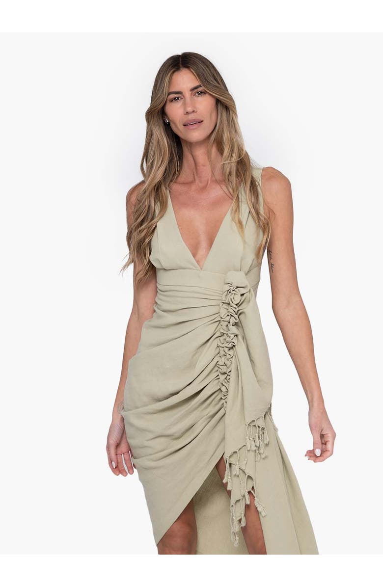 JBQ Tulum Dress, Alternate, color, Pistachio