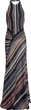 Missoni Chevron Halter Maxi Dress