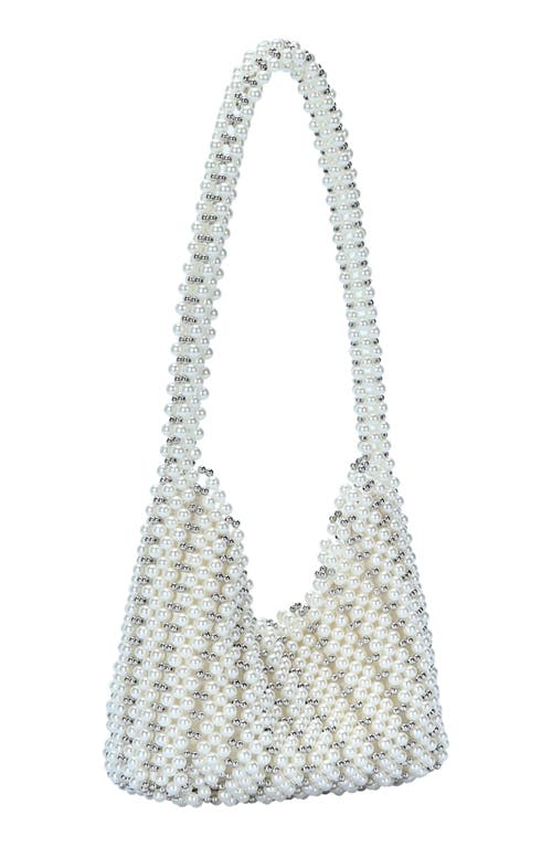 Starlet Faux Pearl Bead Shoulder Bag