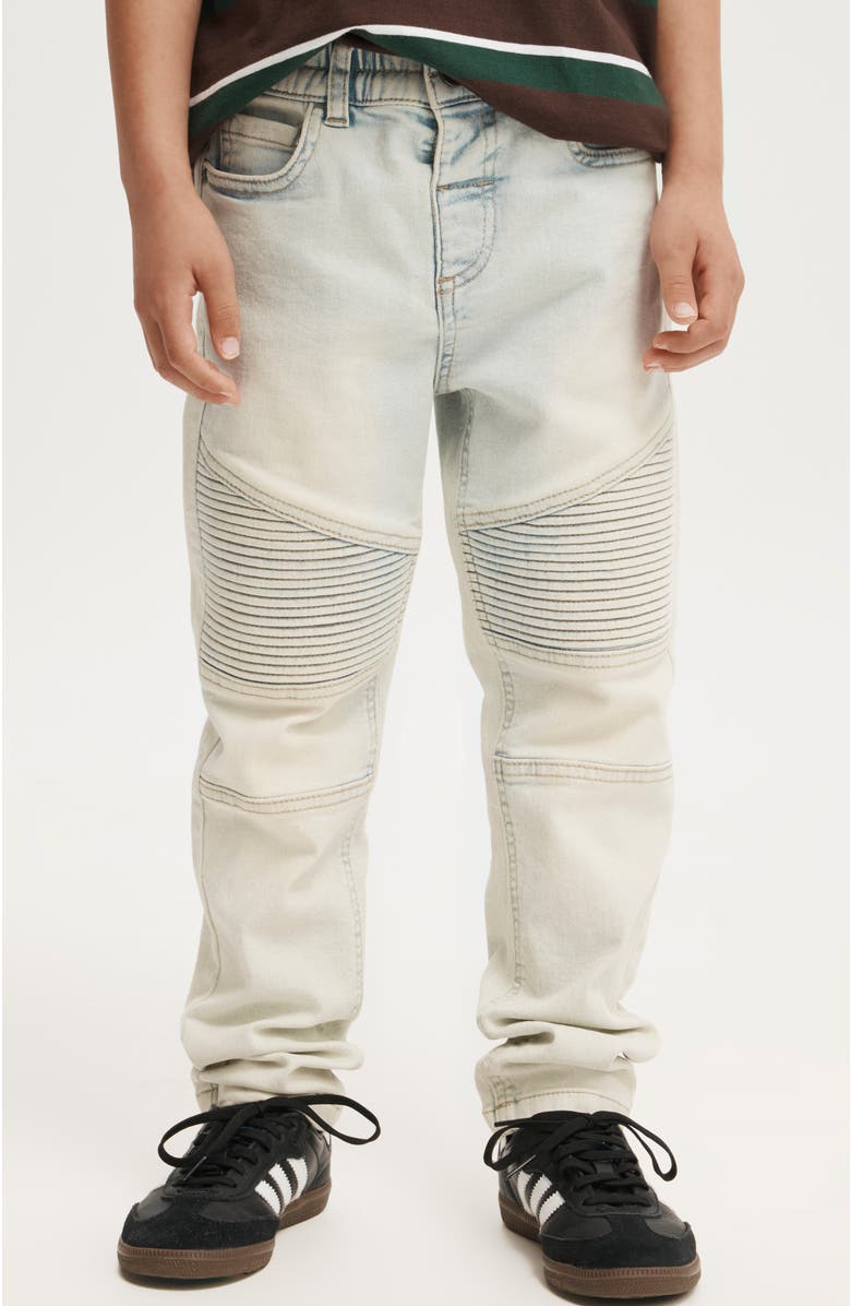 Cotton On Kids Kid's Skinny Fit Moto Jean, Main, color, 