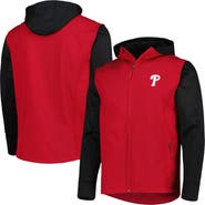 DUNBROOKE Men's Dunbrooke Red/Black Philadelphia Phillies Alpha Full-Zip Jacket