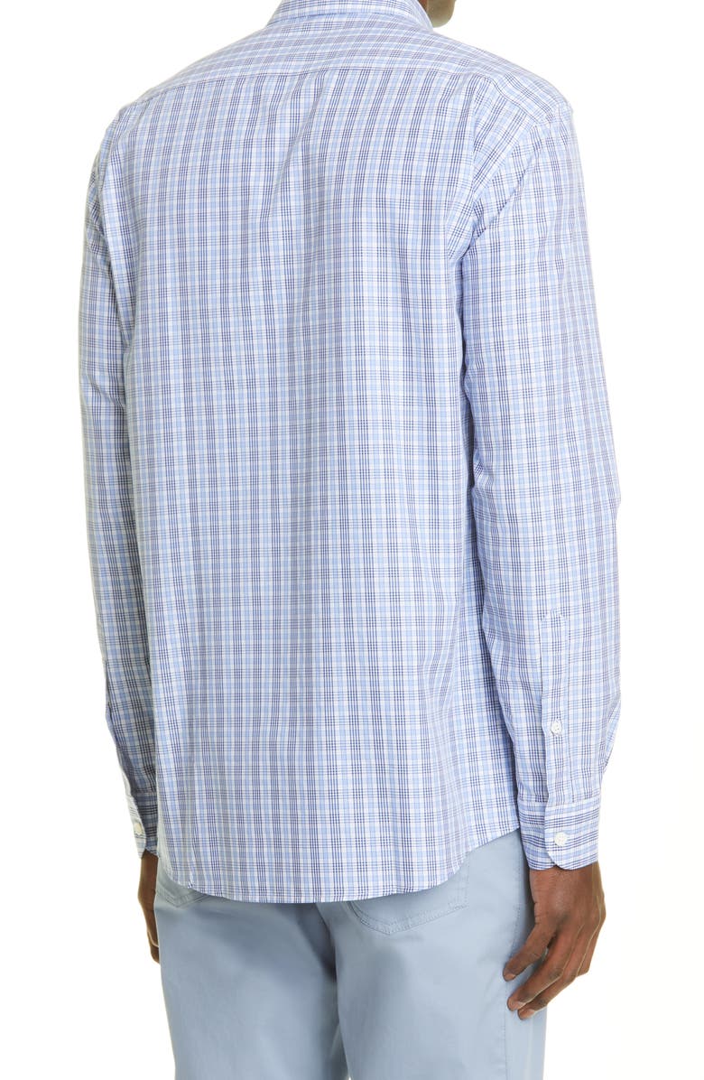 ZEGNA Centoquaranta Twill Button-Up Shirt, Alternate, color, 