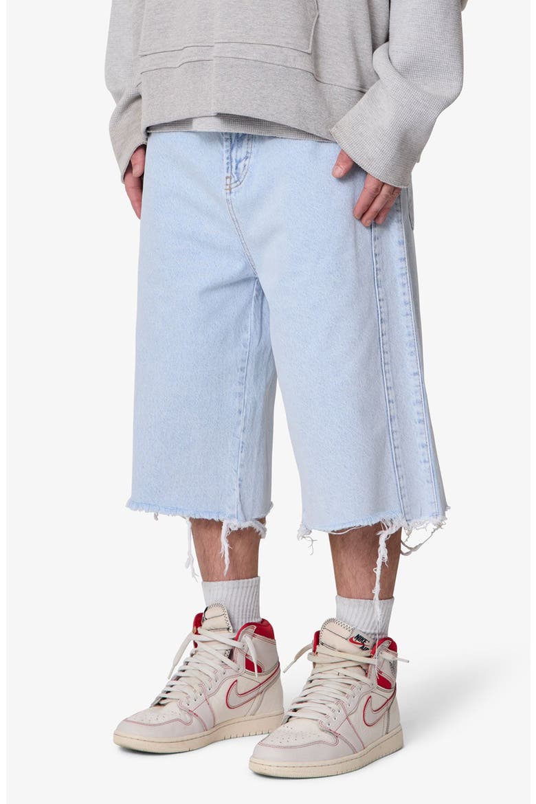 Ultrabaggy Denim Cutoff Shorts, Alternate, color, LIGHT BLUE