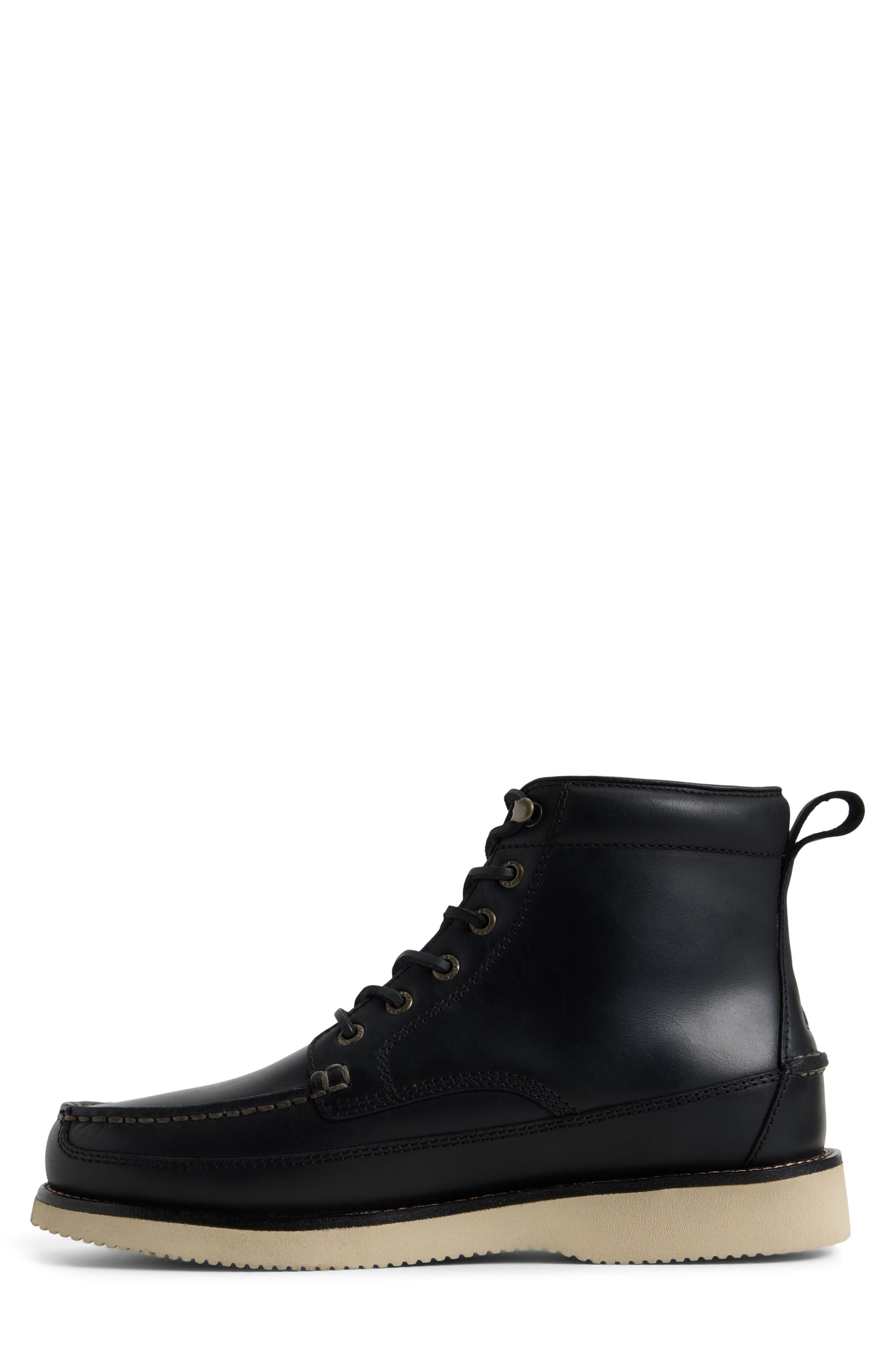 Sperry x One Of These Days Tony Moc Toe Boot, Alternate, color, Black