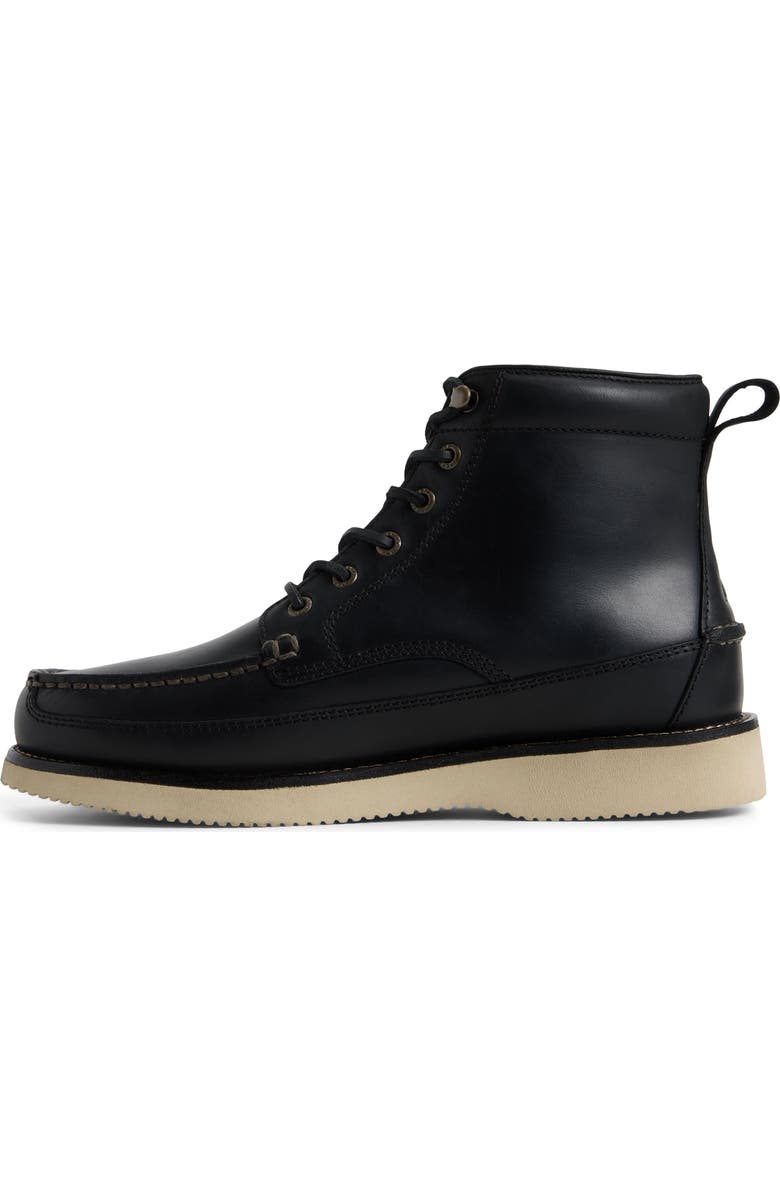 Sperry x One Of These Days Tony Moc Toe Boot, Alternate, color, Black