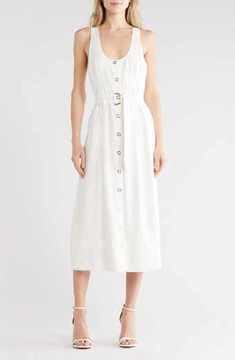 Ramy Brook Nomi Belted Sleeveless Midi Dress