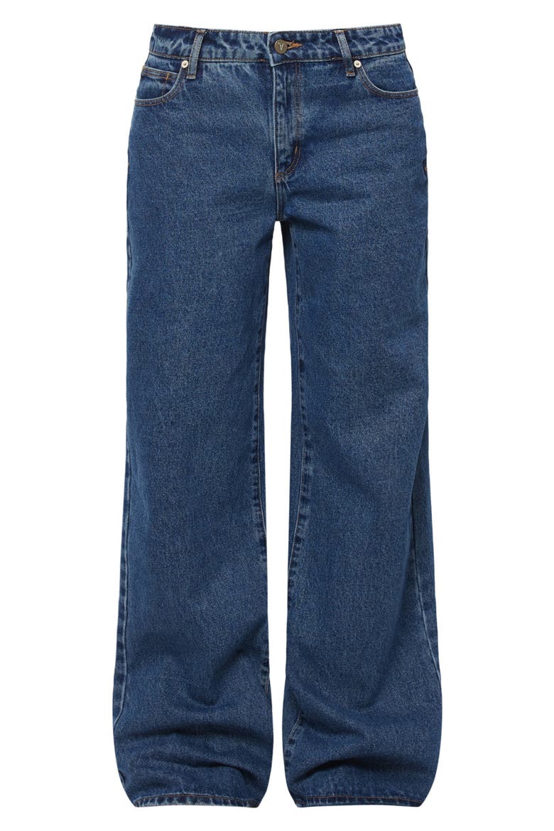 '99 Bella Baggy Straight Leg Jeans, Alternate, color, MID BLUE