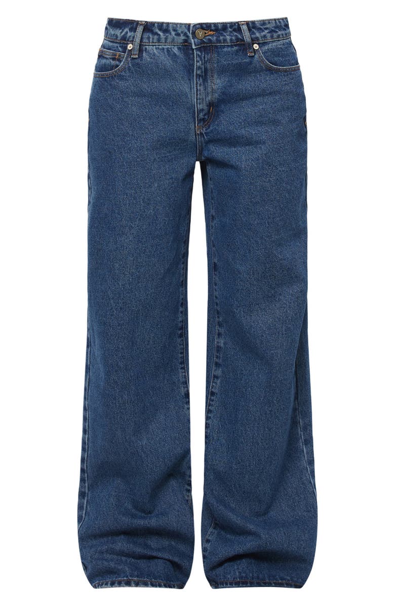 ABRAND '99 Bella Baggy Straight Leg Jeans, Alternate, color, Mid Blue