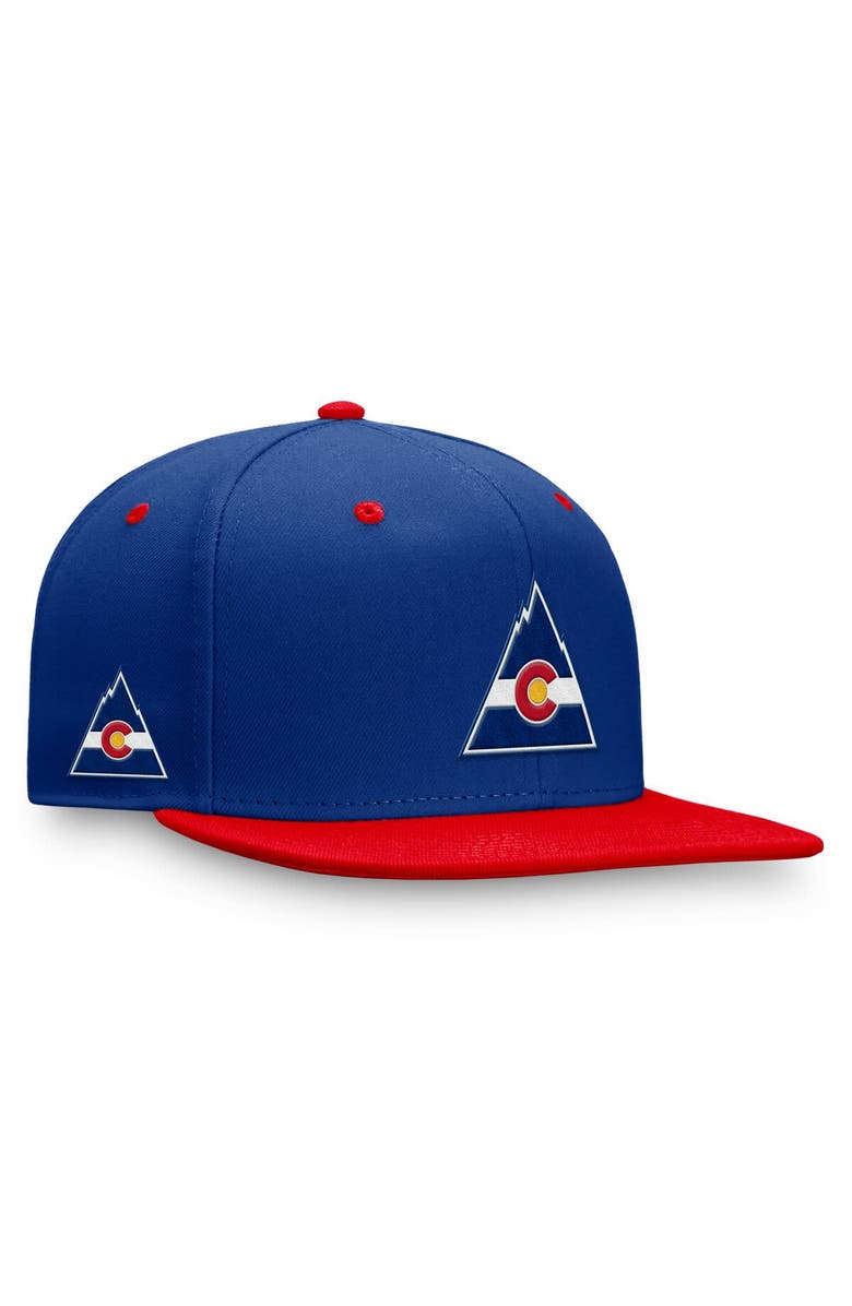 FANATICS Men's Fanatics Blue/Red CO Rockies Heritage Retro Fitted Hat, Main, color, Blue