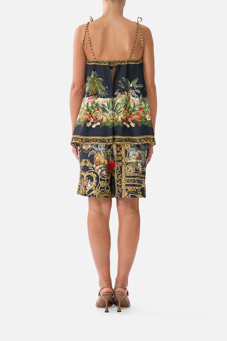 Straight Scarf Top, Alternate, color, Palace Zoology