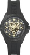 PLEIN SPORT Touchdown Silicone Strap Watch, 44mm